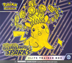 Pokemon SV: Surging Sparks - Elite Trainer Box (ETB) - In Store Only. 1 Per Person Limits Apply. - Gootzy Gaming