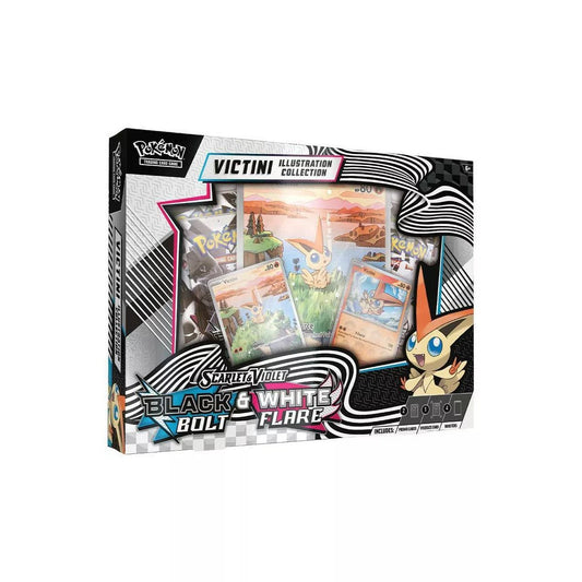 Pokemon SV: Unova (Black and White) Victini - Illustration Collection - In Store Only. 1 Per Person Limits Apply. - Gootzy Gaming