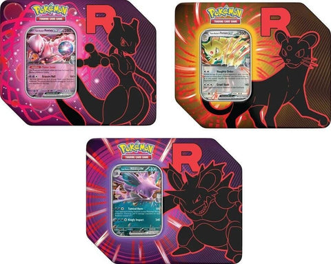 Pokemon: Team Rocket Tin (Style May Vary) - In Store Only. 1 Per Person Limits Apply. - Gootzy Gaming