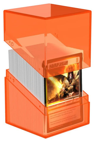 Poppy Topaz - Boulder 100+ Clear Deck Box - Gootzy Gaming
