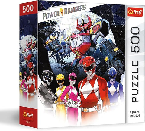 Power Rangers Team 500 Piece Puzzle - Gootzy Gaming