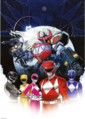 Power Rangers Team 500 Piece Puzzle - Gootzy Gaming