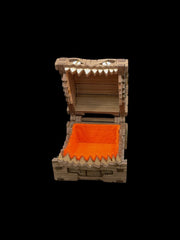 Premium Mimic Chest Specialty Stain - Wooden Dice Box with Felt - Gootzy Gaming