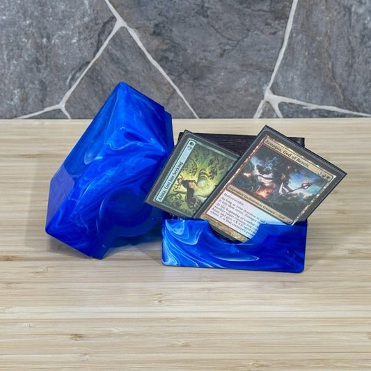 Prism Deck Case: Polished - Apatite Blue - Gootzy Gaming