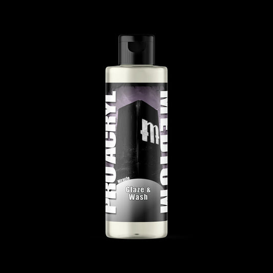 Pro Acryl Glaze and Wash Medium - Premium Acrylic Miniatures Paint Medium - Monument Hobbies - 120 mL Flip Top Dropper Bottle - Gootzy Gaming
