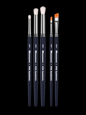 Pro Synthetic Drybrush Set - Monument Hobbies - Premium Miniatures Paint Brushes - Gootzy Gaming