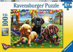 Puppy Picnic 100 XXL Piece Puzzle - Gootzy Gaming