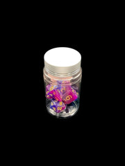 Purple Galaxy - Plastic Standard 7 Dice Set - D&D Dice - Gootzy Gaming