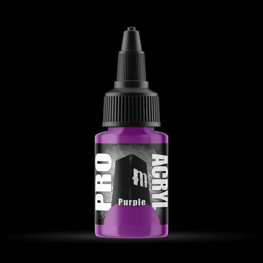 Purple - Premium Matte Acrylic Miniatures Paint - Monument Hobbies - 22 mL Dropper Bottle - Gootzy Gaming