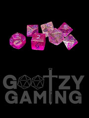 Purple Shards - Plastic Standard 7 Dice Set - D&D Dice - Gootzy Gaming