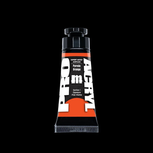 Pyrrole Orange - Expert Artist Acrylic Miniatures Paint - Monument Hobbies - 30 mL Tube - Gootzy Gaming