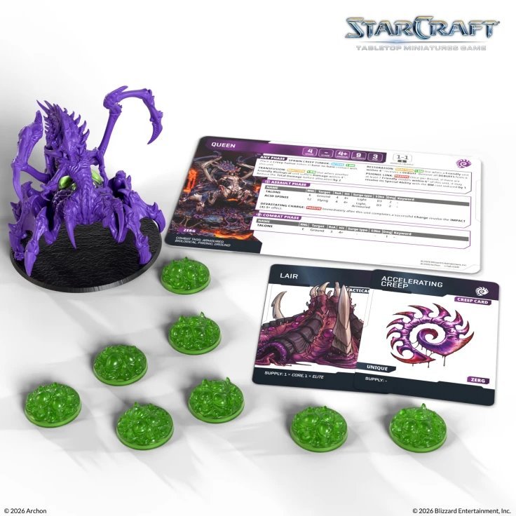 Queen - Starcraft: Zerg Expansion Set - 1 Miniature - Gootzy Gaming