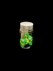 Radioactive Swirl - Plastic Standard 7 Dice Set - D&D Dice - Gootzy Gaming