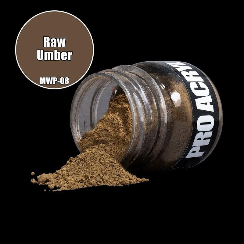 Raw Umber - Weathering Pigments - Monument Hobbies - 37 mL Container - Gootzy Gaming