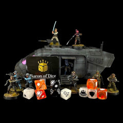Rebellion Galactic Battles - Hand Crafted Resin SW Legion 25 Dice Set - Gootzy Gaming