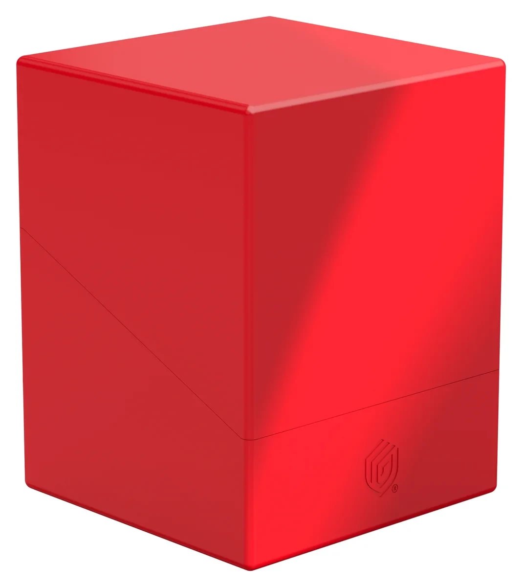 Red - Boulder 100+ Solid Deck Box - Gootzy Gaming