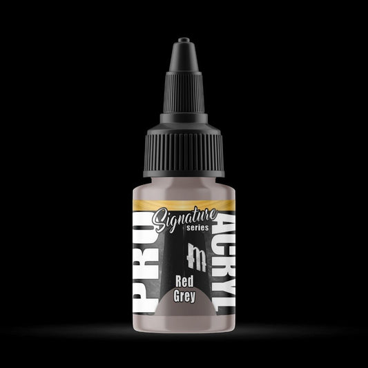 Red Grey - Premium Matte Acrylic Miniatures Paint - Monument Hobbies - 22 mL Dropper Bottle - Gootzy Gaming
