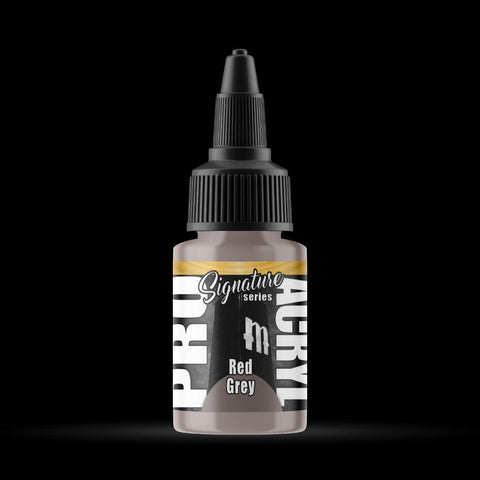 Red Grey - Premium Matte Acrylic Miniatures Paint - Monument Hobbies - 22 mL Dropper Bottle - Gootzy Gaming