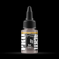 Red Grey - Premium Matte Acrylic Miniatures Paint - Monument Hobbies - 22 mL Dropper Bottle - Gootzy Gaming