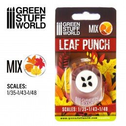 Red Leaf Punch (4 Styles Mix) - Miniature Leaf Hobby Tool - Green Stuff World - Gootzy Gaming