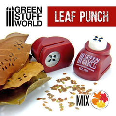 Red Leaf Punch (4 Styles Mix) - Miniature Leaf Hobby Tool - Green Stuff World - Gootzy Gaming