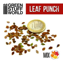 Red Leaf Punch (4 Styles Mix) - Miniature Leaf Hobby Tool - Green Stuff World - Gootzy Gaming