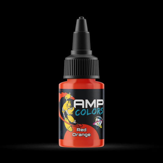 Red Orange - Premium Matte Acrylic Miniatures Paint - Monument Hobbies - 22 mL Dropper Bottle - Gootzy Gaming