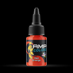 Red Orange - Premium Matte Acrylic Miniatures Paint - Monument Hobbies - 22 mL Dropper Bottle - Gootzy Gaming