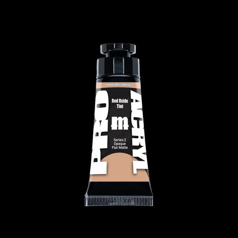Red Oxide Tint - Expert Artist Acrylic Miniatures Paint - Monument Hobbies - 30 mL Tube - Gootzy Gaming