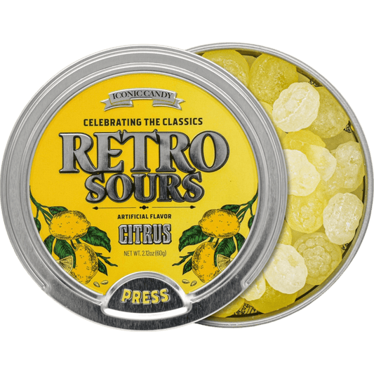 Retro Sours Citrus - Single Tin - Gootzy Gaming