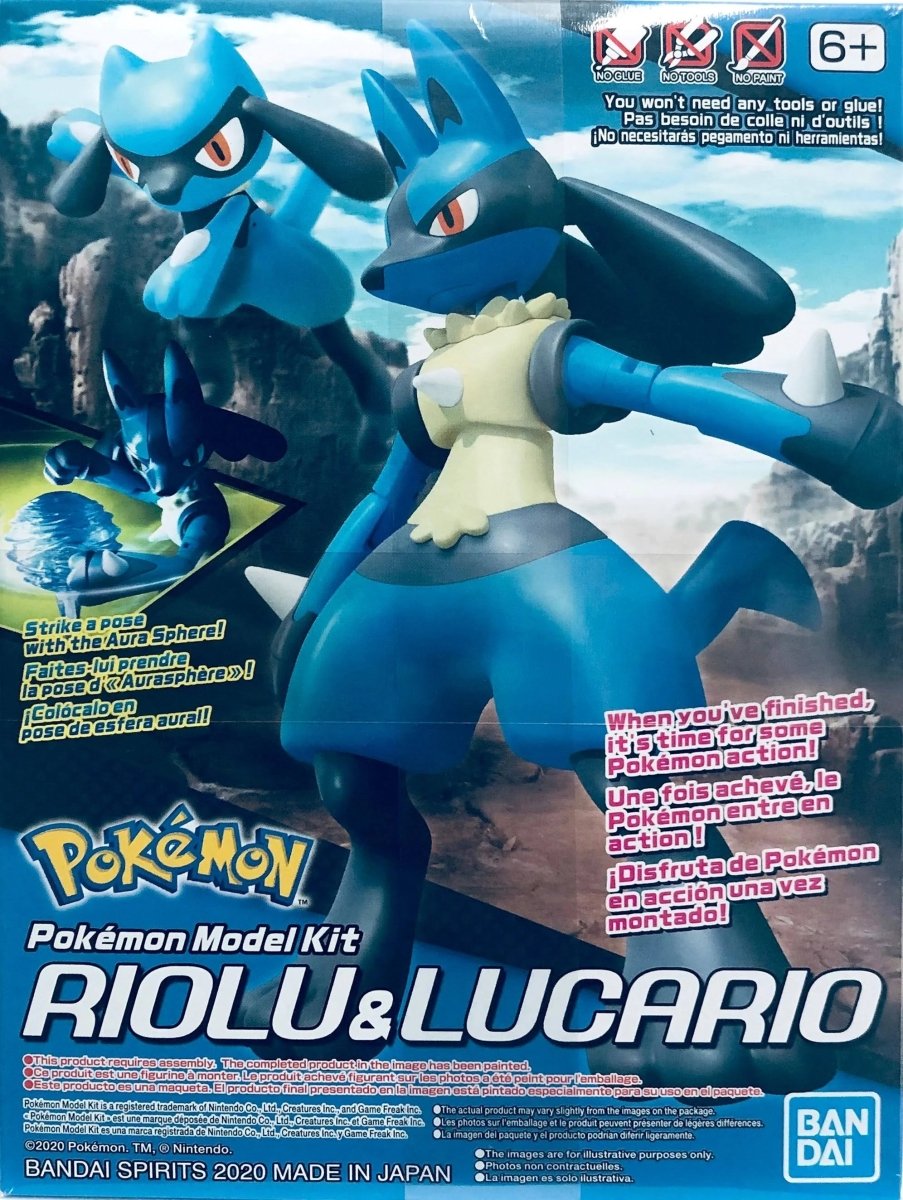 Riolu & Lucario - Pokemon Model Kit - Pokepla - Gootzy Gaming