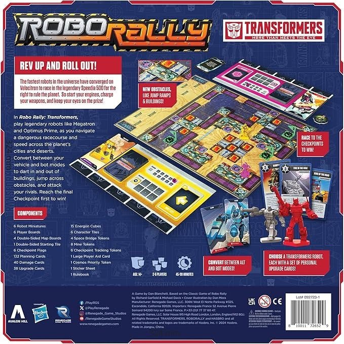 Robo Rally: Transformers - Gootzy Gaming
