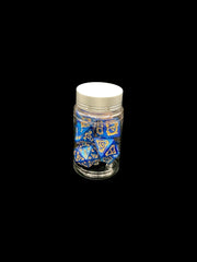 Royal Blue - Plastic Standard 7 Dice Set - D&D Dice - Gootzy Gaming