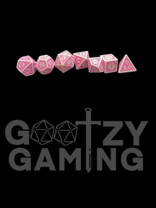 Runic Berry - Plastic Standard 7 Dice Set - D&D Dice - Gootzy Gaming