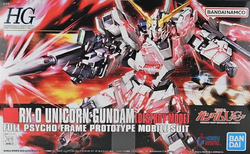 RX - 0 Unicorn Gundam (Destroy Mode) - HG 1/144 Universal Century - Gunpla - Gootzy Gaming