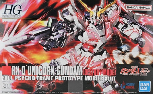 RX - 0 Unicorn Gundam (Destroy Mode) - HG 1/144 Universal Century - Gunpla - Gootzy Gaming