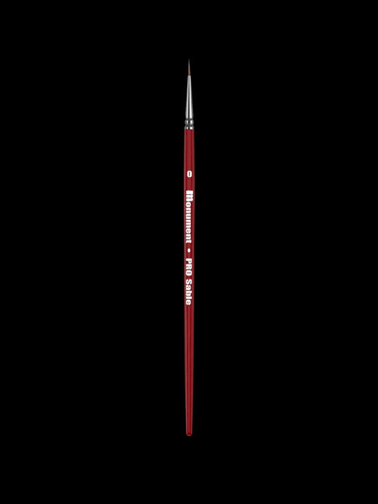 Sable Round Size 0 Paint Brush - Monument Hobbies - Premium Miniatures Paint Brush - Gootzy Gaming