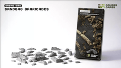 Sandbag Barricades Basing Bits - Gamers Grass - Unpainted Plastic Bits - Gootzy Gaming