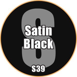 Satin Black - Premium Satin Acrylic Miniatures Paint - Monument Hobbies - 22 mL Dropper Bottle - Gootzy Gaming