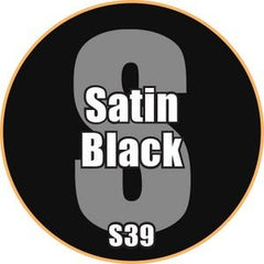 Satin Black - Premium Satin Acrylic Miniatures Paint - Monument Hobbies - 22 mL Dropper Bottle - Gootzy Gaming