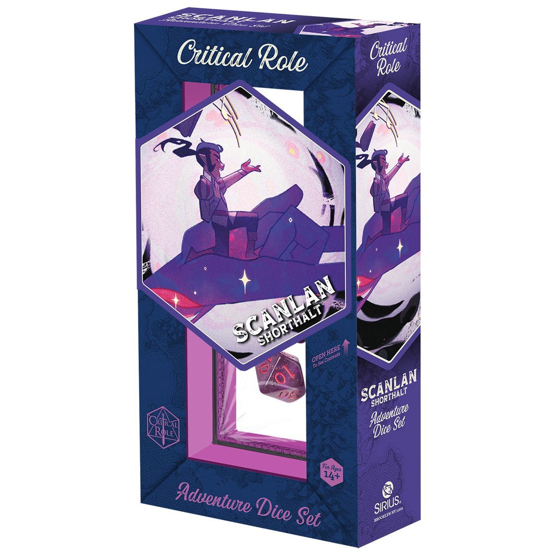 Scanlan Shorthalt - Critical Role: Vox Machina - Adventure Dice Set - Gootzy Gaming