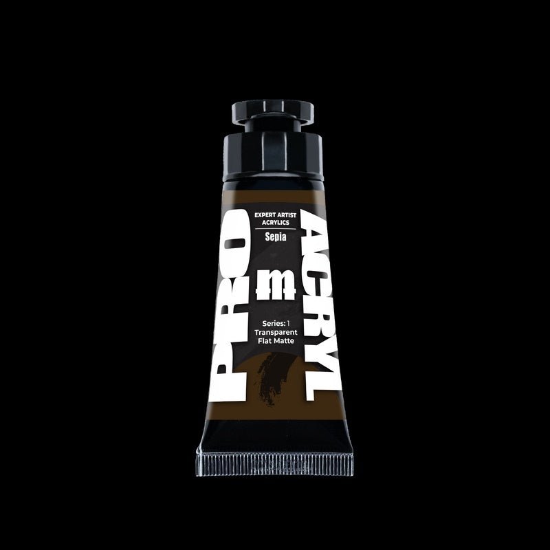 Sepia - Expert Artist Acrylic Miniatures Paint - Monument Hobbies - 30 mL Tube - Gootzy Gaming