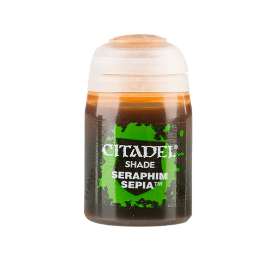 Seraphim Sepia - Contrast Acrylic Miniatures Paint - Citadel Colour - 18 mL - Gootzy Gaming