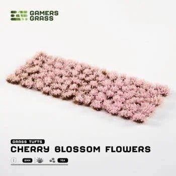 Grass Tufts - Cherry Blossom Flowers - Gamers Grass - 75x Self Adhesives
