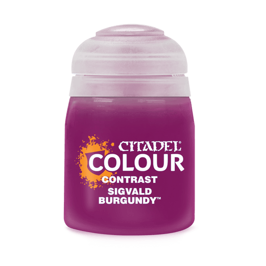 Sigvald Burgundy - Contrast Acrylic Miniatures Paint - Citadel Colour - 18 mL - Gootzy Gaming