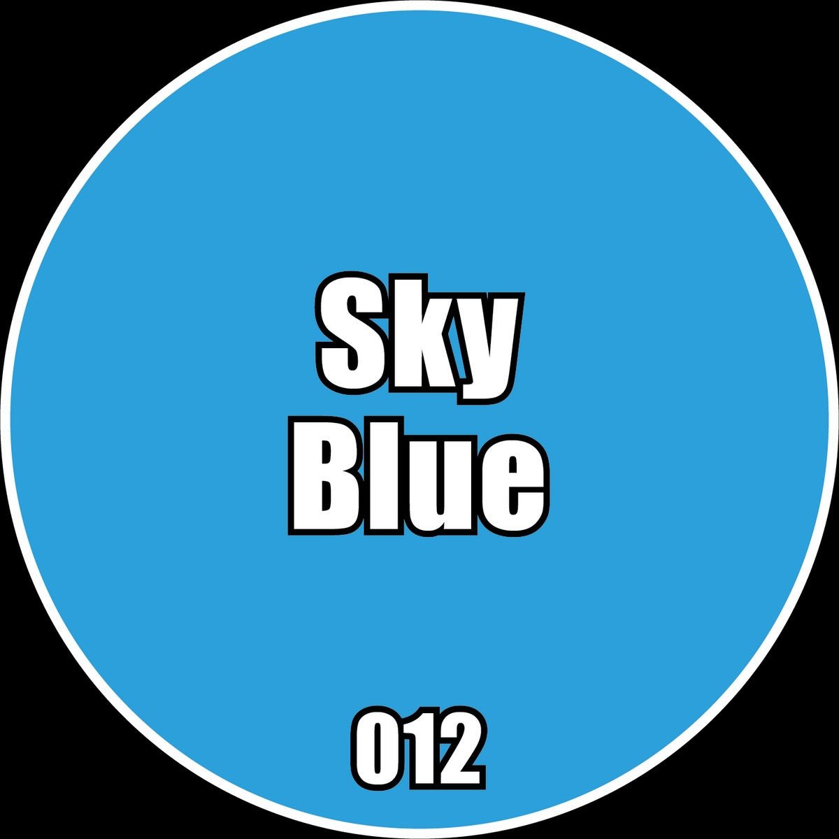 Sky Blue - Premium Matte Acrylic Miniatures Paint - Monument Hobbies - 22 mL Dropper Bottle - Gootzy Gaming