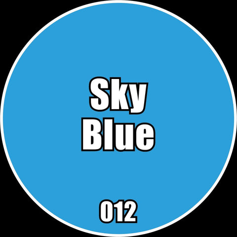 Sky Blue - Premium Matte Acrylic Miniatures Paint - Monument Hobbies - 22 mL Dropper Bottle - Gootzy Gaming