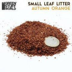 Small Leaf Litter - Autumn Orange Mix - Green Stuff World - 60 ML Canister - Gootzy Gaming