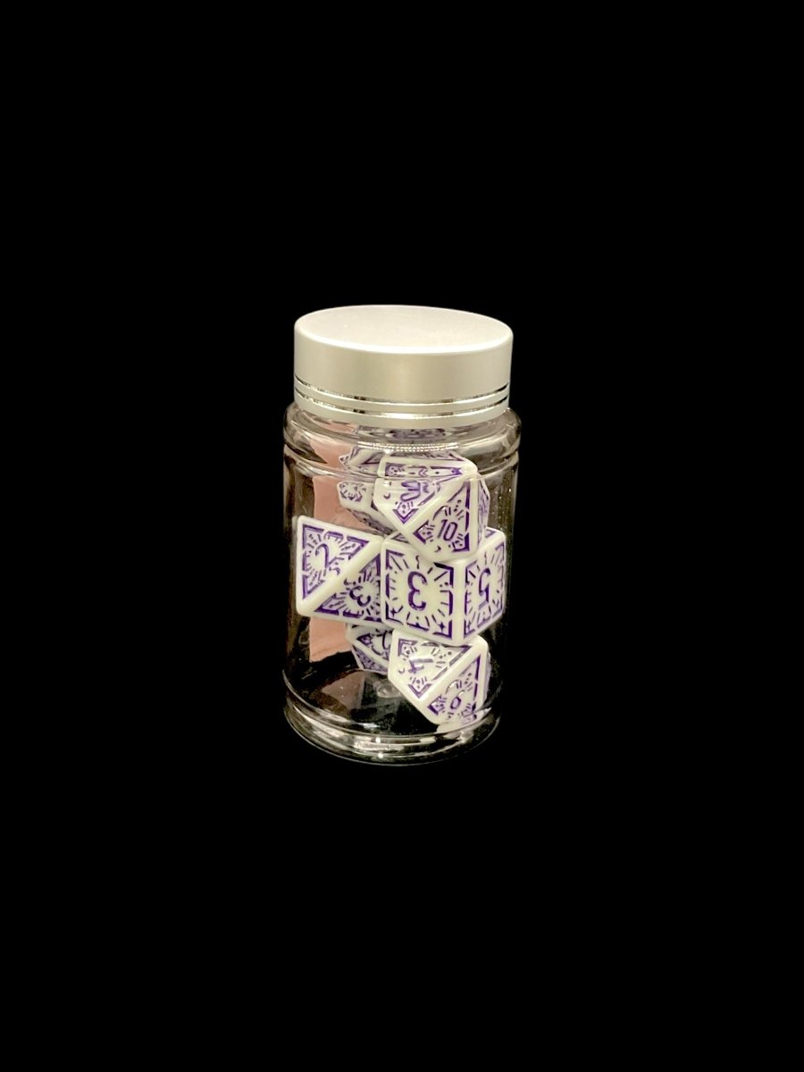 Spellbound Light - Plastic Standard 7 Dice Set - D&D Dice - Gootzy Gaming