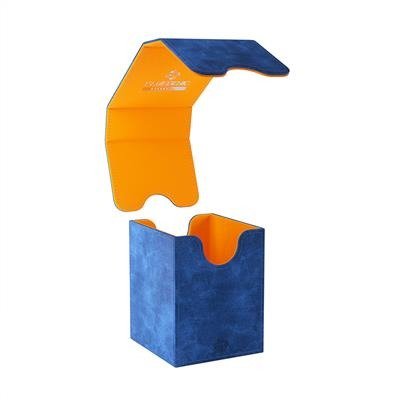 Squire 100+ XL Convertible Deck Box - Blue/Orange (Exclusive Line) - Gootzy Gaming